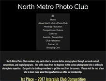 Tablet Screenshot of northmetrophotoclub.org